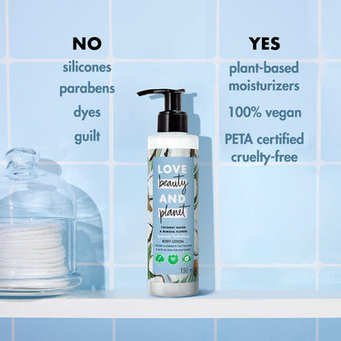 Love Beauty & Planet Coconut Water & Mimosa Flower Daily Moisturising Lotion|Instant Hydration|All Skin Types|Paraben free|400ml